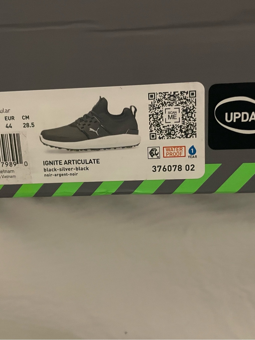 PUMA Ignite Articulate Men’s Shoes - Black/Silver/Black 10.5 Men’s